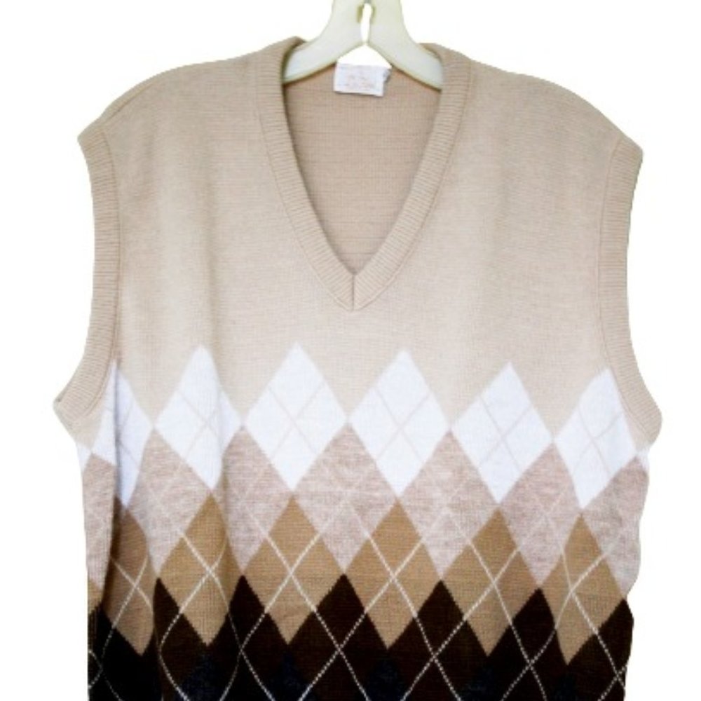 Men's Argyle Sweater Vest